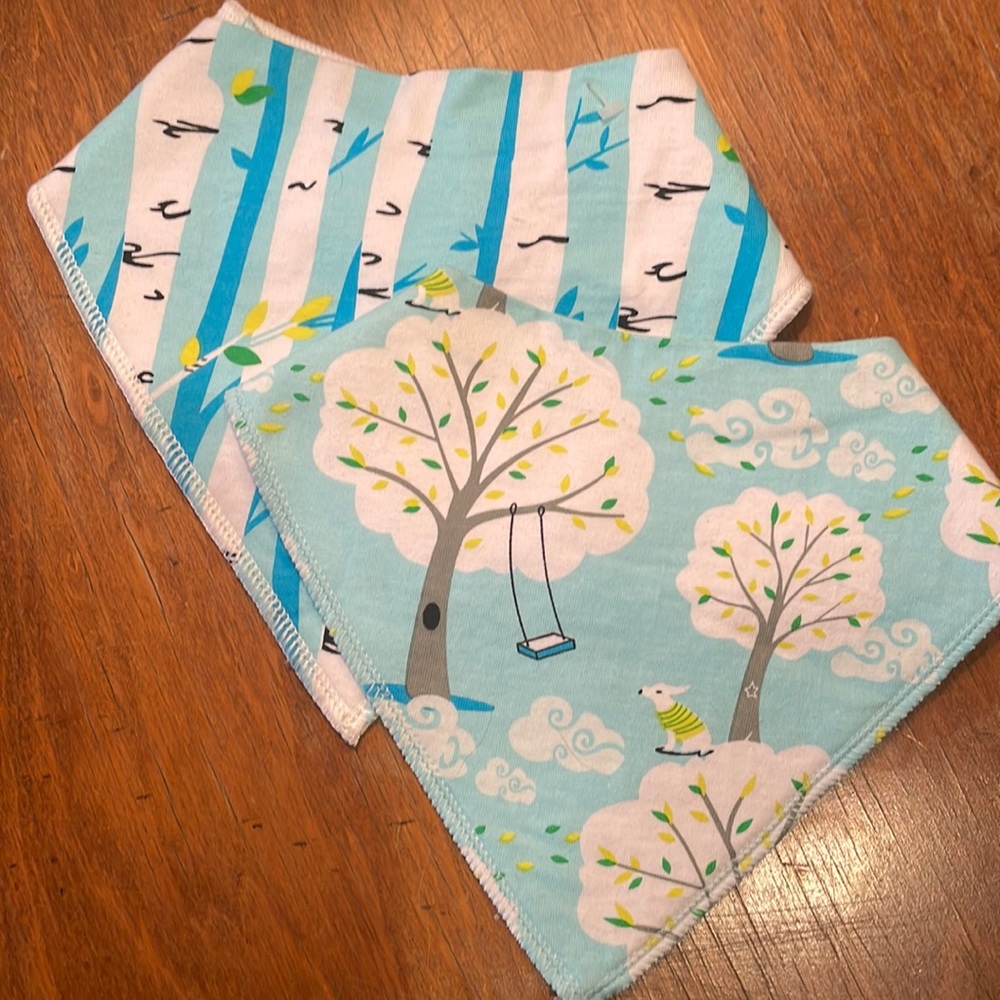 NWOT Set of 2 Bandanna Bibs